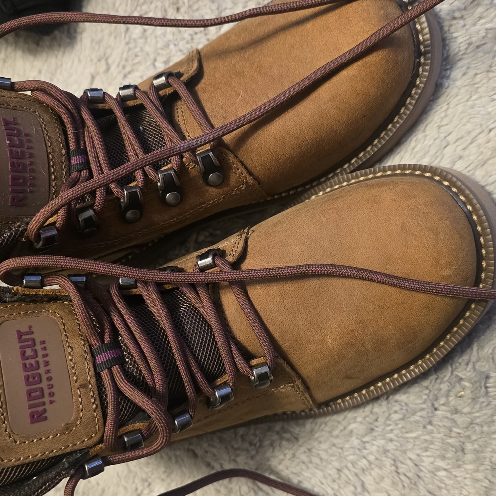 Women's Brown Work Boots
